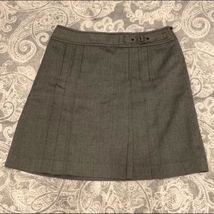 Women’s lined wool skirt